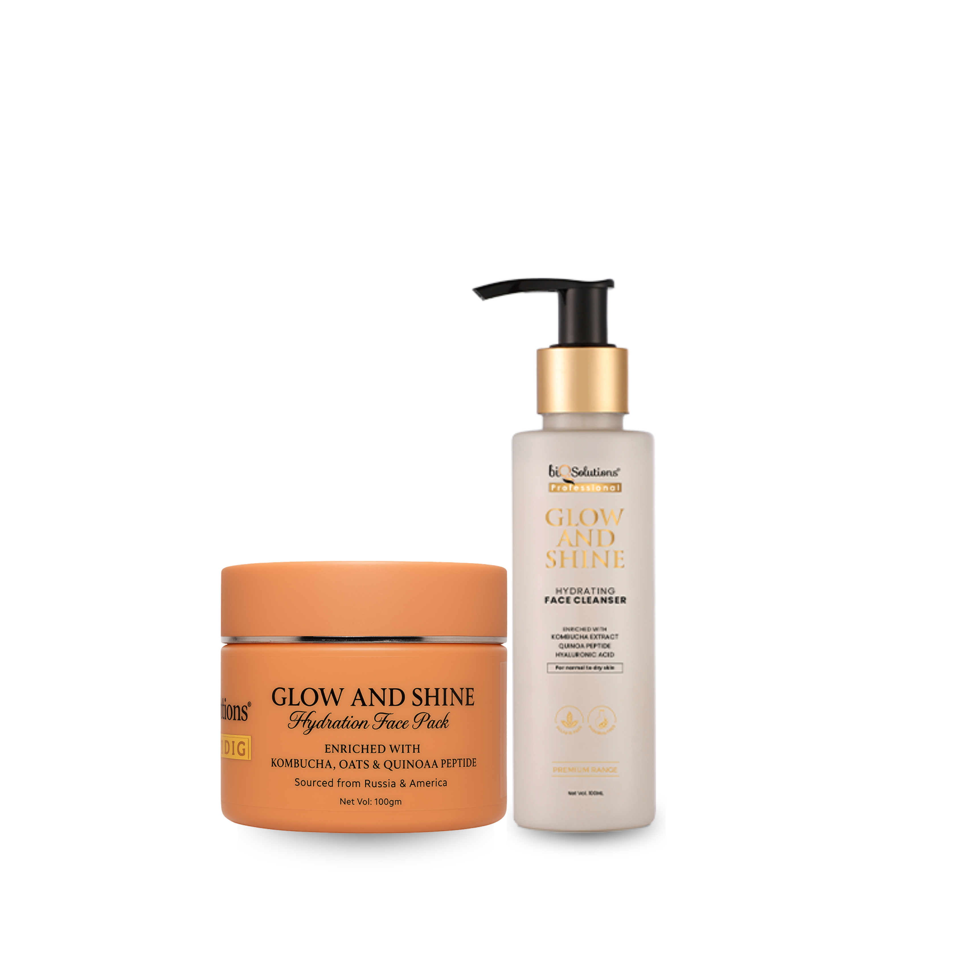 Glow & Shine Hydration Facewash + Glow & Shine Hydration Face Pack