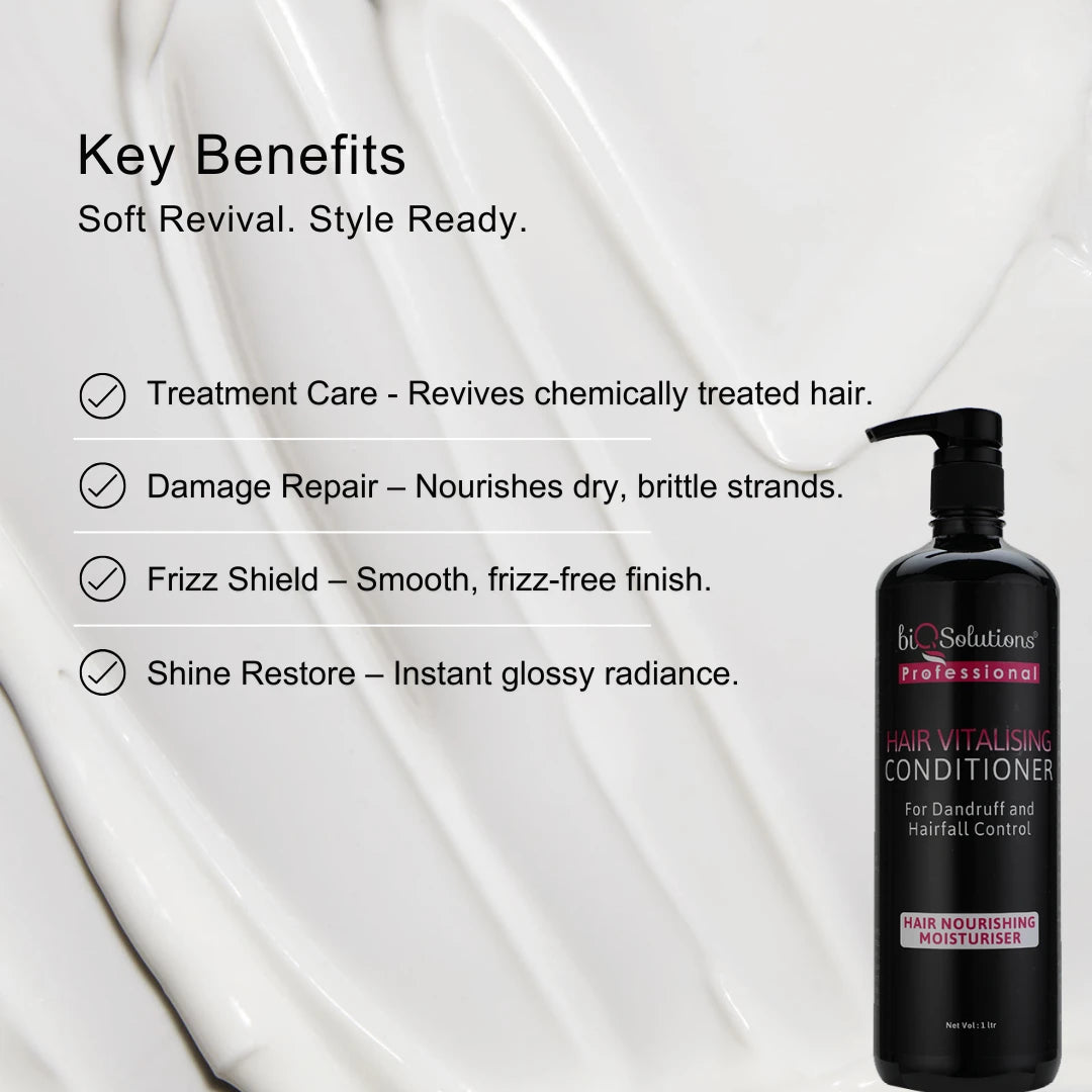 Vitalising Hair Duo XL -  HAIR CLEANSING AND VITALISING SHAMPOO (1LITRE) + HAIR VITALISING CONDITIONER (1LITRE)