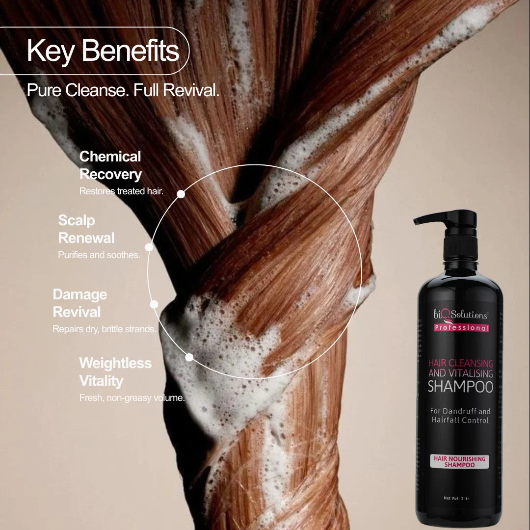 Vitalising Hair Duo XL -  HAIR CLEANSING AND VITALISING SHAMPOO (1LITRE) + HAIR VITALISING CONDITIONER (1LITRE)
