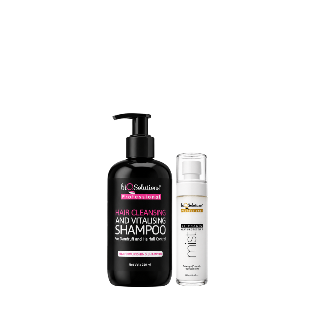 HAIR CLEANSING & VITALISING SHAMPOO 250 ml  + BI-PHASIC HAIR MIST