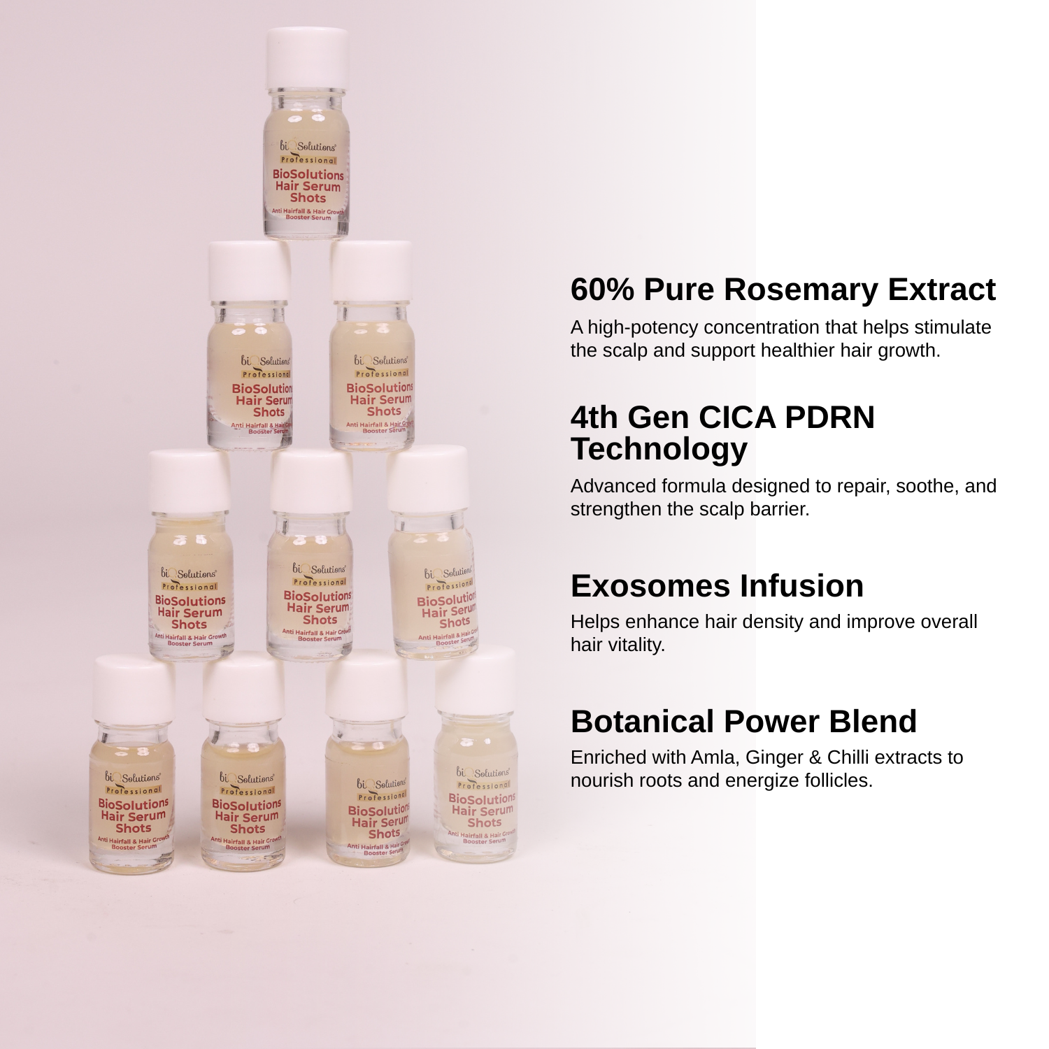 Anti-Hairfall & Hair Growth Booster Serum Shots (5 VIALS)