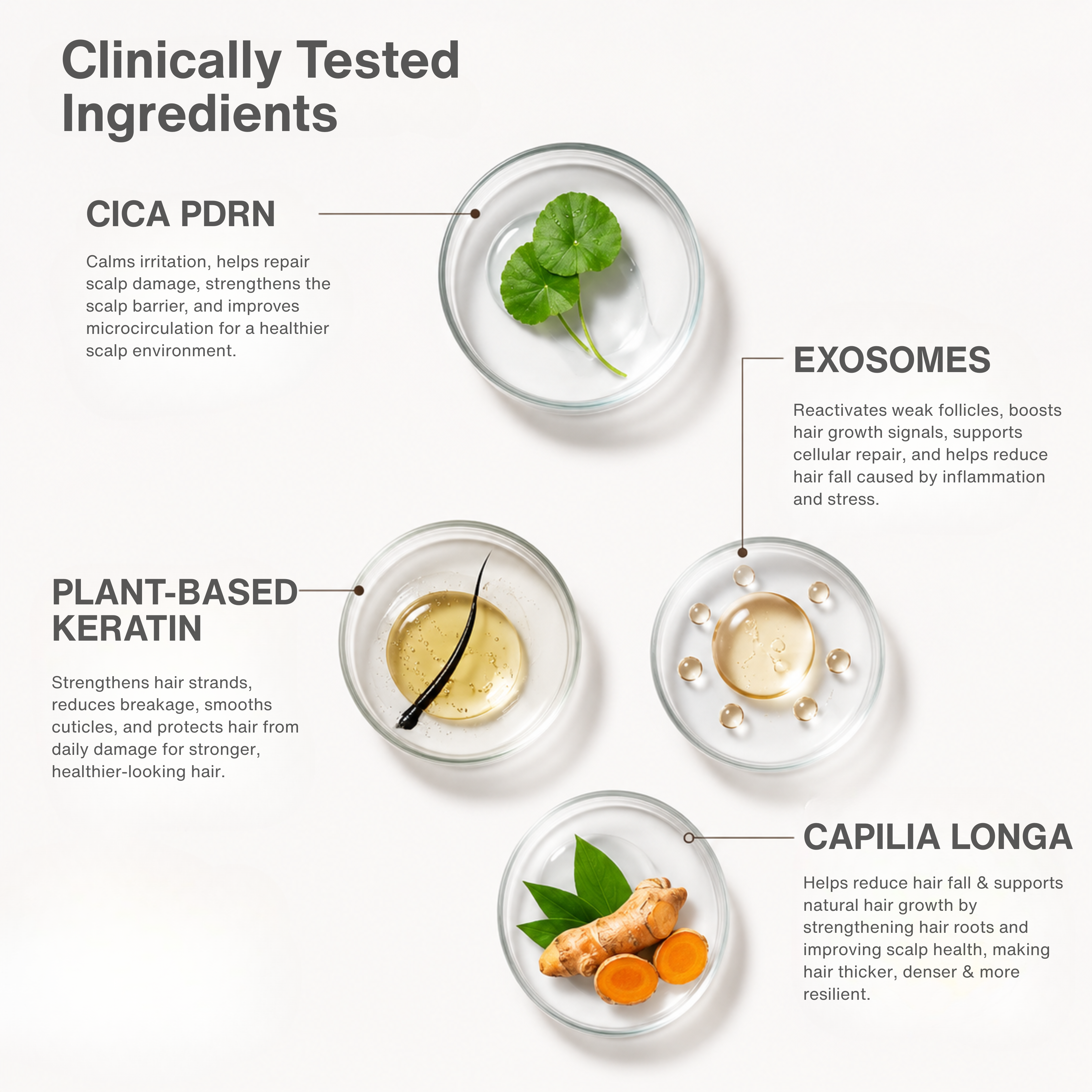 CICA PDRN & EXOSOMES HAIRFALL CONTROL SHAMPOO + BI-PHASIC HAIR MIST