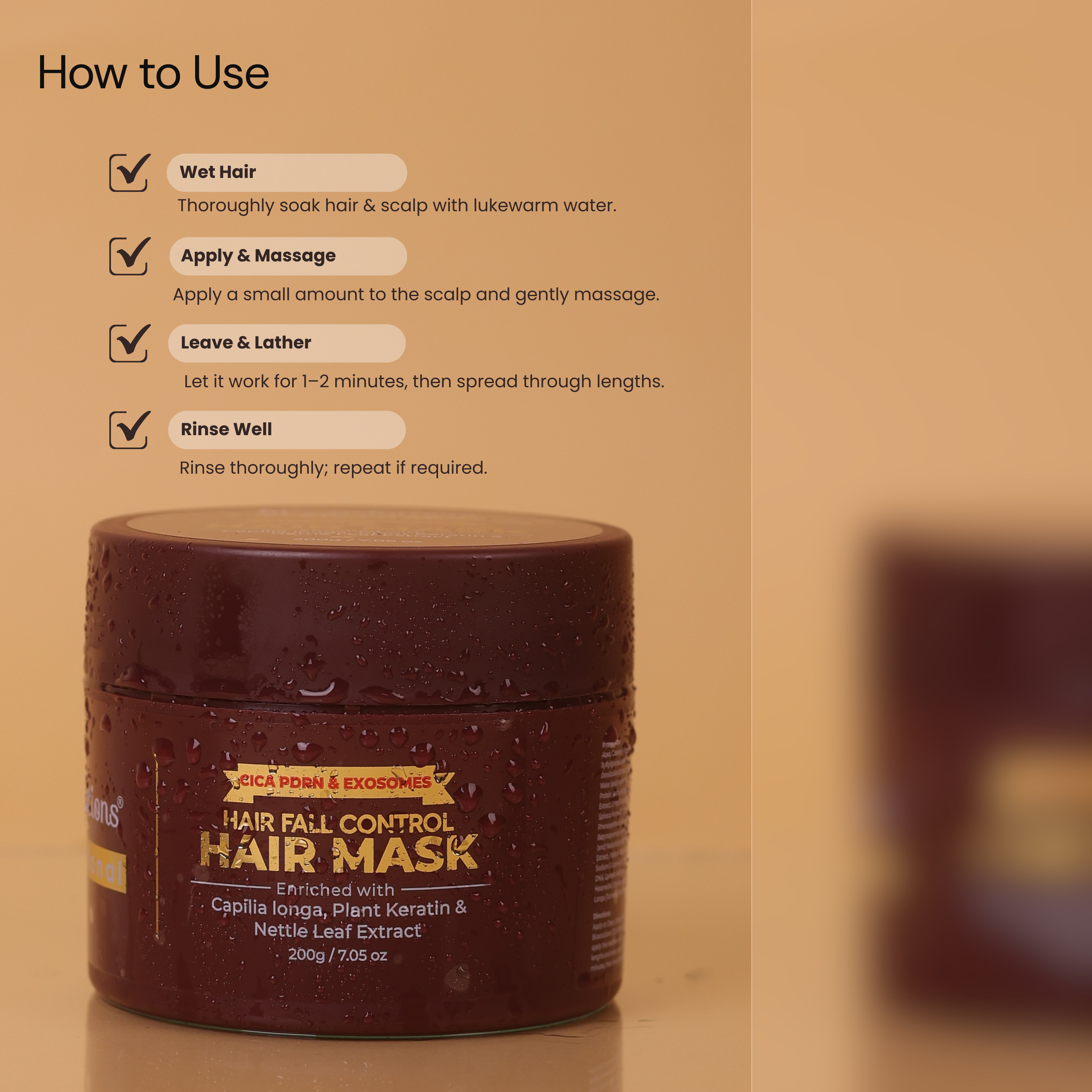 CICA PDRN AND EXOSOMES HAIRFALL CONTROL HAIR MASK