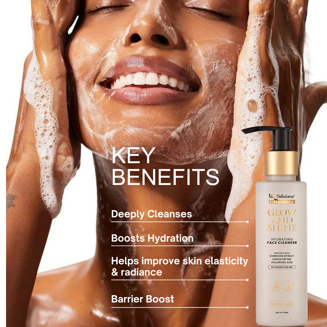 Snail Mucin & Collagen Shampoo (300 ml) + Snail Mucin Hair Mask (220 gms) + Glow & Shine hydrating Face Cleanser (50 ml)