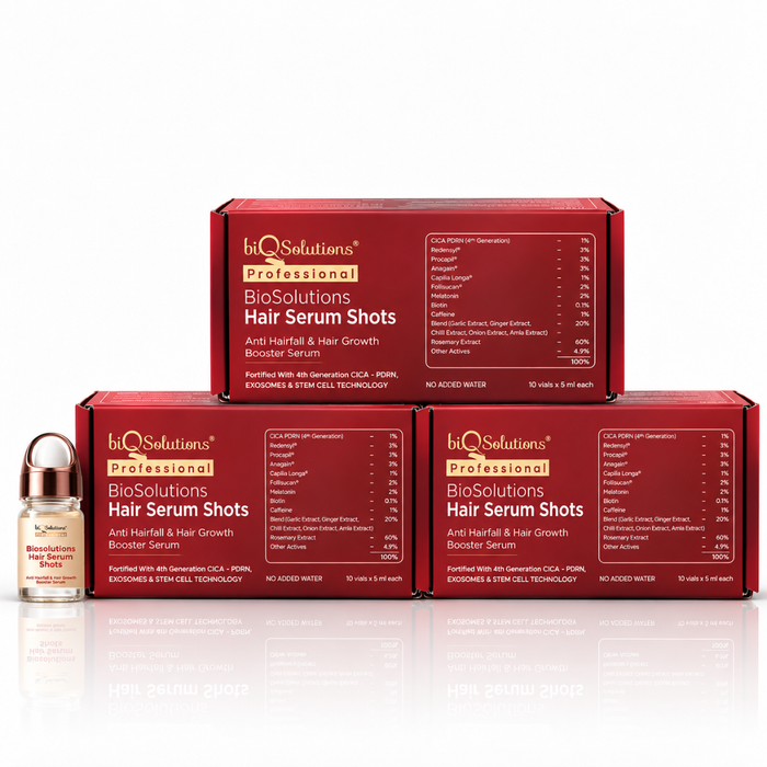 Pack of 3 Anti-Hairfall and Hair Growth Booster Serum Shots (10 VIALS)