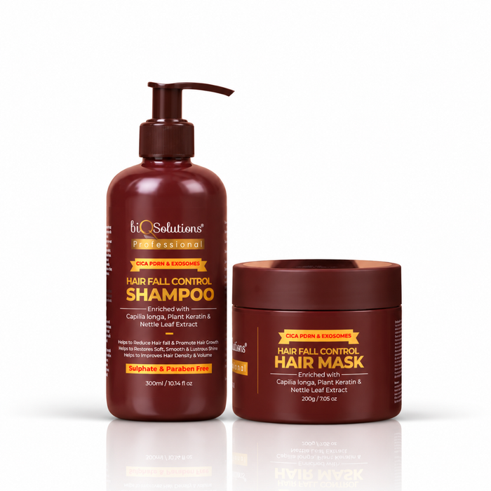 CICA PDRN & Exosomes Hairfall Control Shampoo (300 ml) & Hair Mask (200 gms)