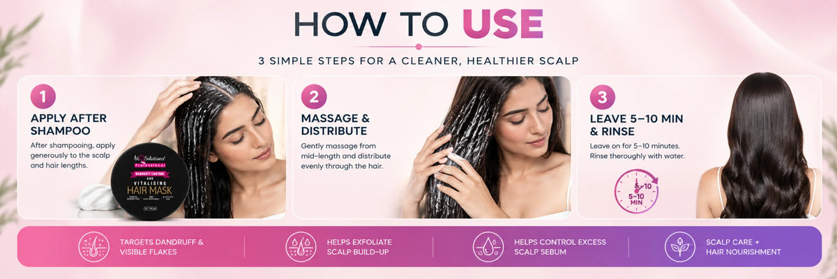 Dandruff Control and Vitalising Hair Mask 500 gms Banner 4
