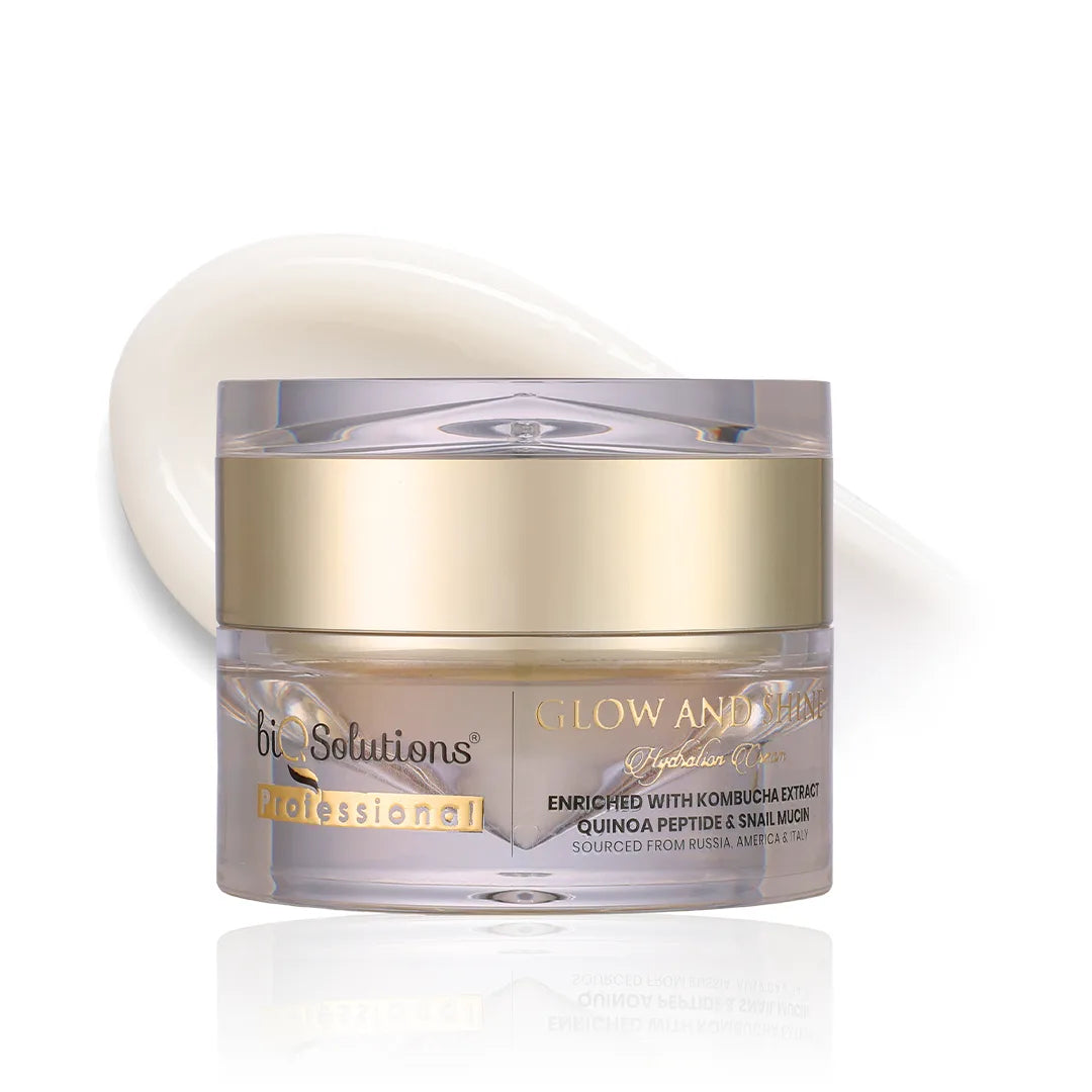 Glow And Shine Hydration Cream Enriched With Kombucha, Snail Mucin And Quinoa Peptide