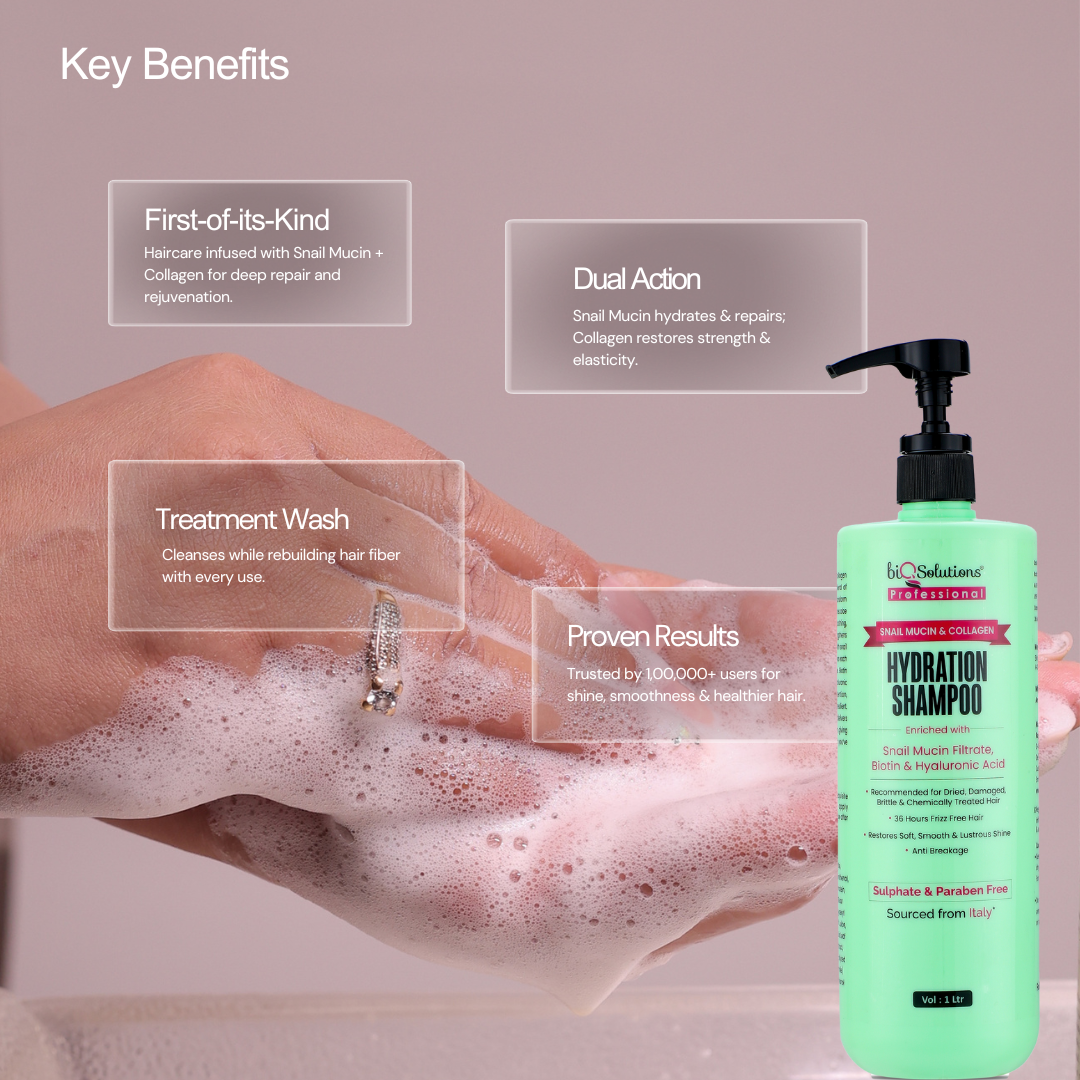 Snail Mucin Shampoo 1l Bundle of 2