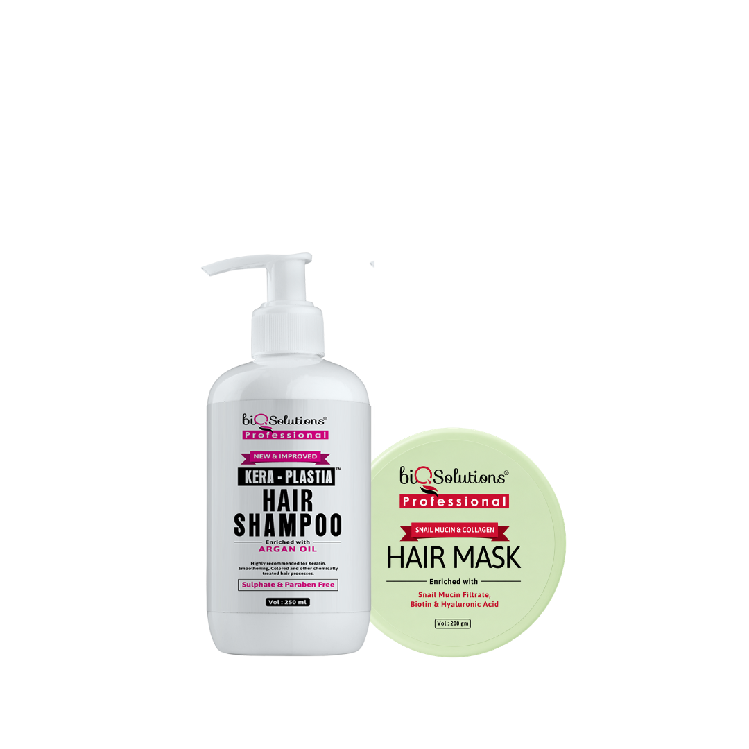 Kera-Plastia Shampoo 250 ml & Snail Mucin Mask (200 gms)