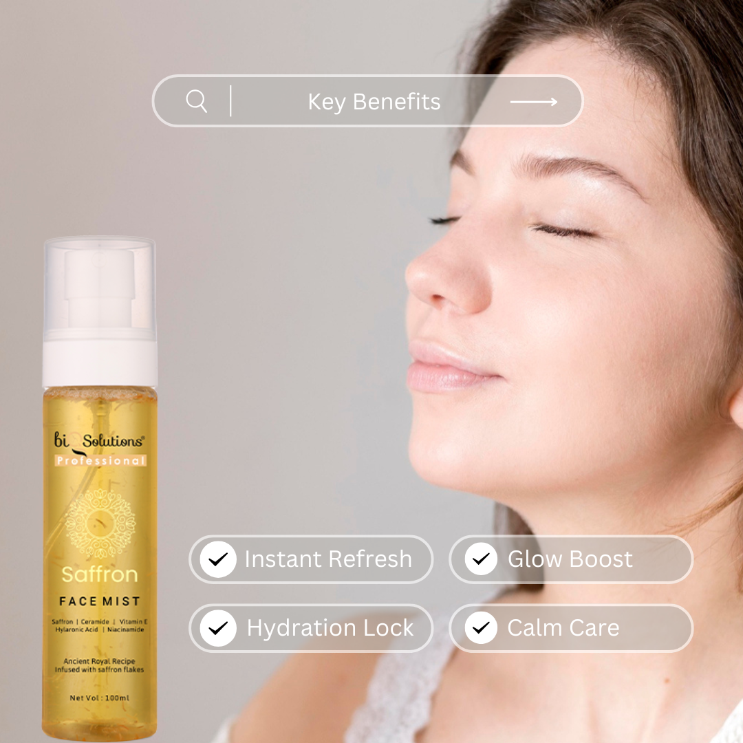 Mist and Mask Magic - Saffron Glow Mist + Glow and Shine Hydration Face Pack