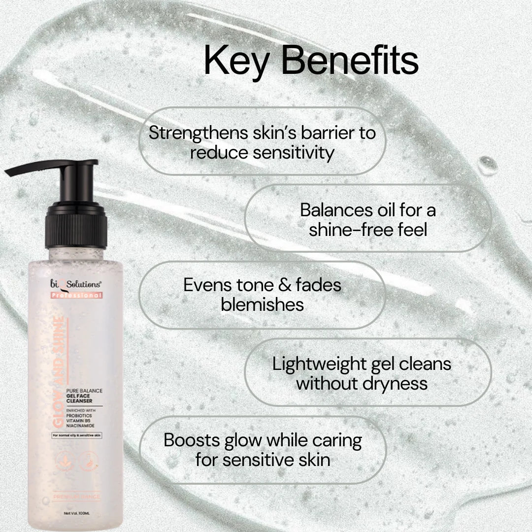 Pure Glow Shield - Pure Balance Cleanser + UV Effectonil Suncreen + Saffron Glow Mist