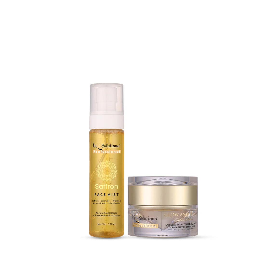 Saffron Glow Mist + Glow And Shine Hydration Cream