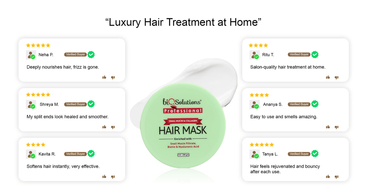 Snail Mucin & Collagen Hair Mask 200 gm Banner