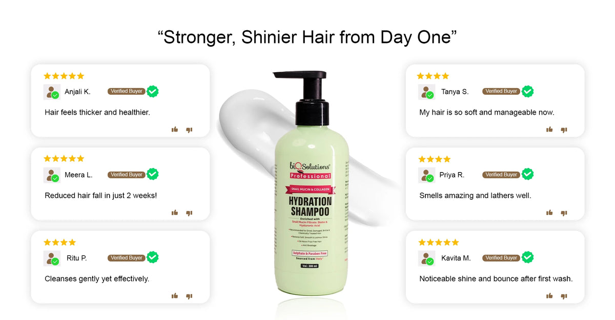 Snail Mucin & Collagen Shampoo Banner