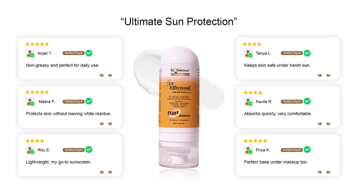 UV Effectonil Sunscreen 50 ml Banner