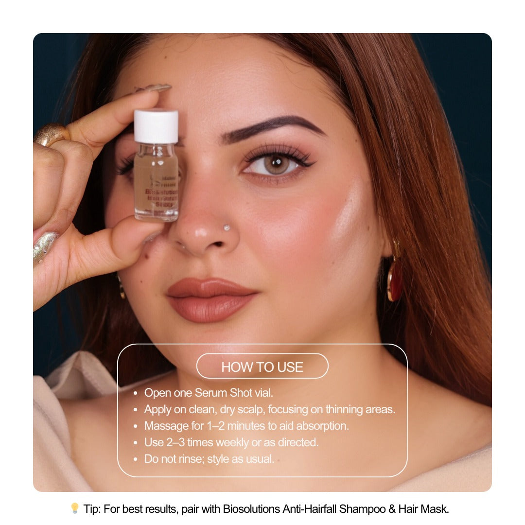 Anti-Hairfall & Hair Growth Booster Serum Shots (5 VIALS)