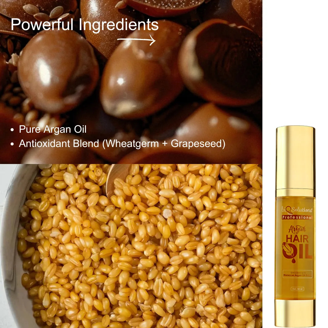 ARGAN MIRACLE DUO - Argan Oil + Anti-Hiarfall and Hair Growth Booster Serum Shots (5 VIALS)
