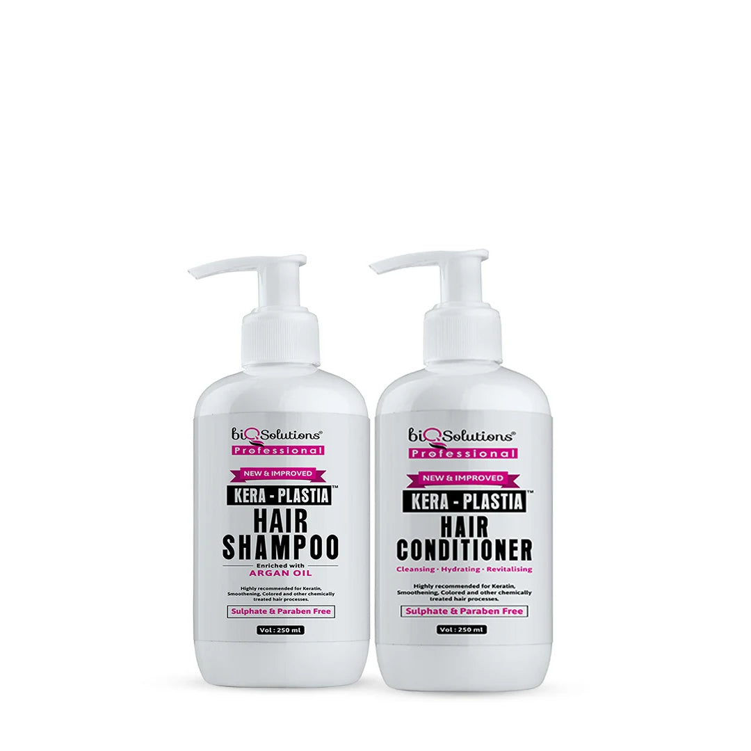 Kera Plastia Shampoo & Conditioner of 250 ml each Bundle