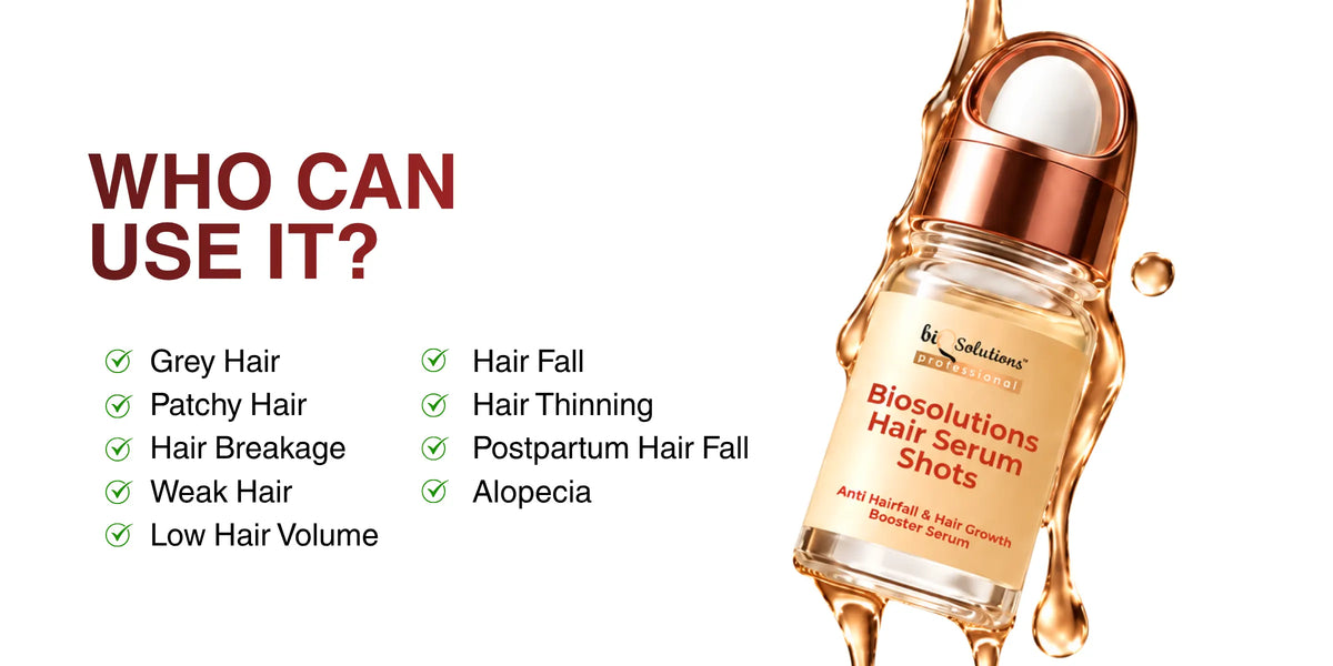 Anti-Hairfall & Hair Growth Booster Serum Shots (5 VIALS) Banner 1