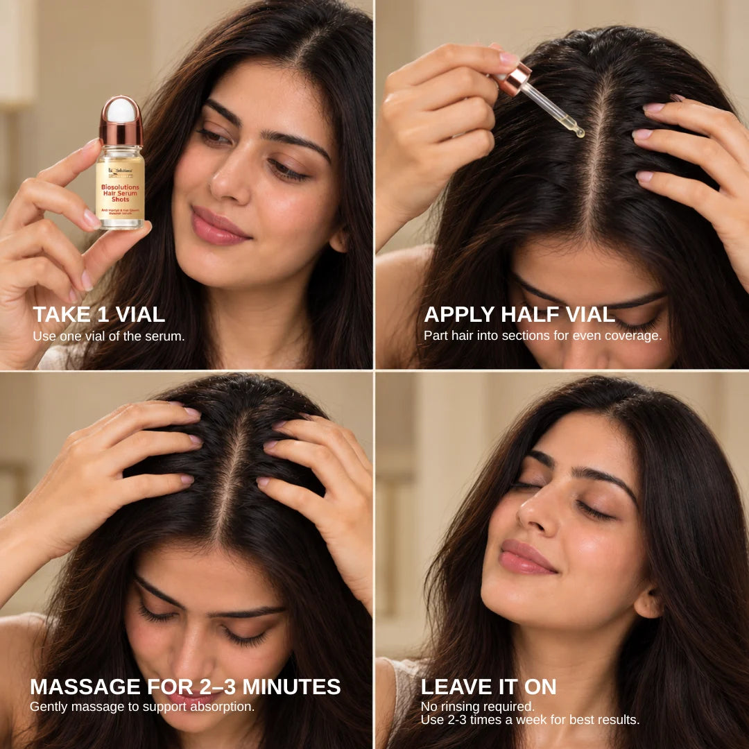 Anti-Hairfall & Hair Growth Booster Serum Shots (5 VIALS)