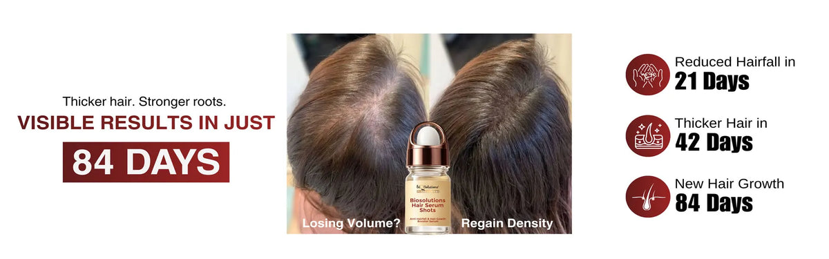Anti-Hairfall & Hair Growth Booster Serum Shots (5 VIALS) Banner 1