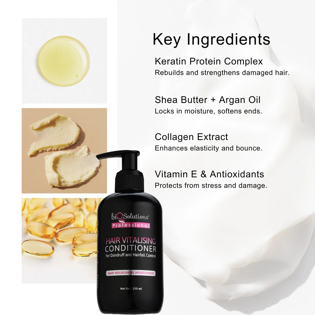 Vital Haircare Pair - Hair Cleansing and Vitalising Shampoo & Conditioner 250 ML