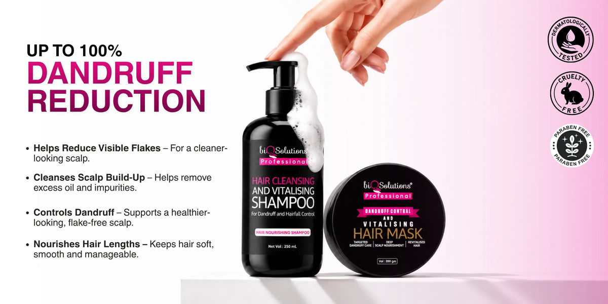 Dandruff Control and Vitalising Hair Mask 200 gms Banner 4