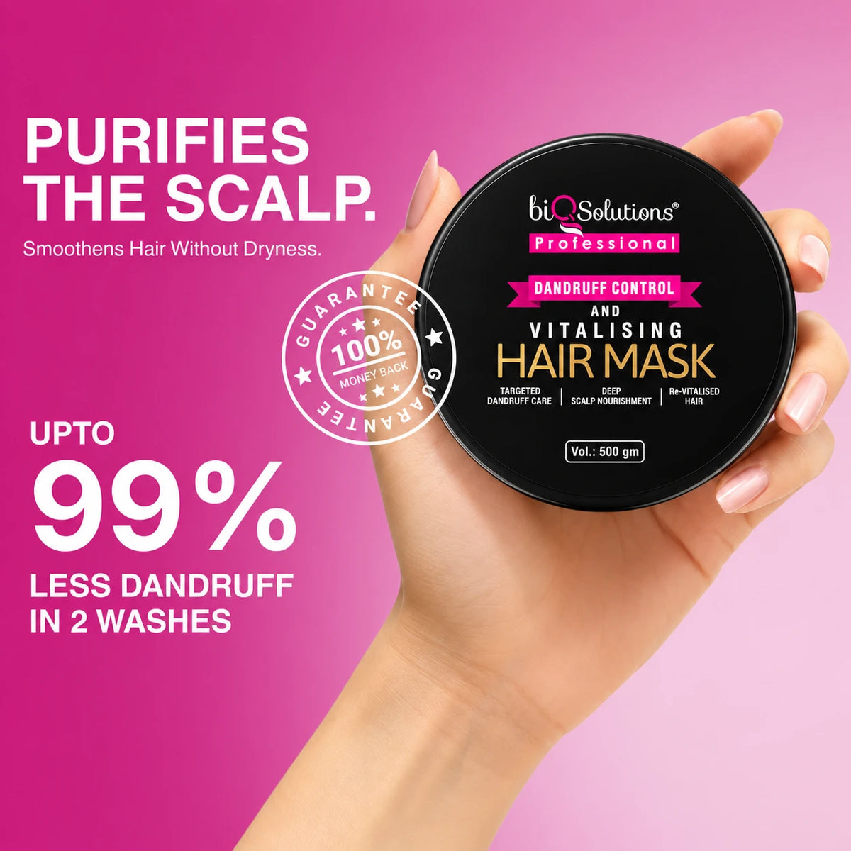 Dandruff Control and Vitalising Hair Mask 500 gms