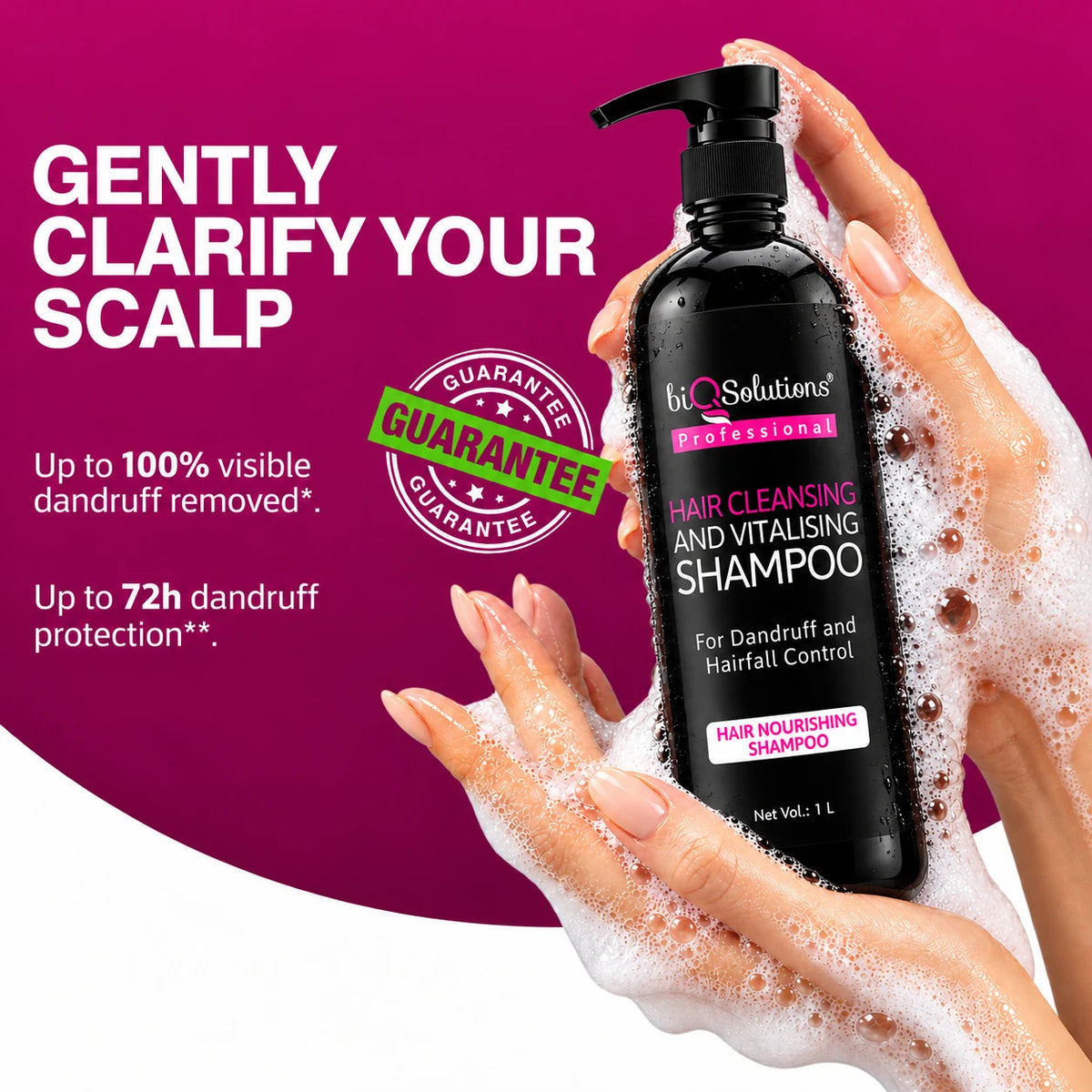 Hair Cleansing and Vitalising Shampoo (1 LITRE)