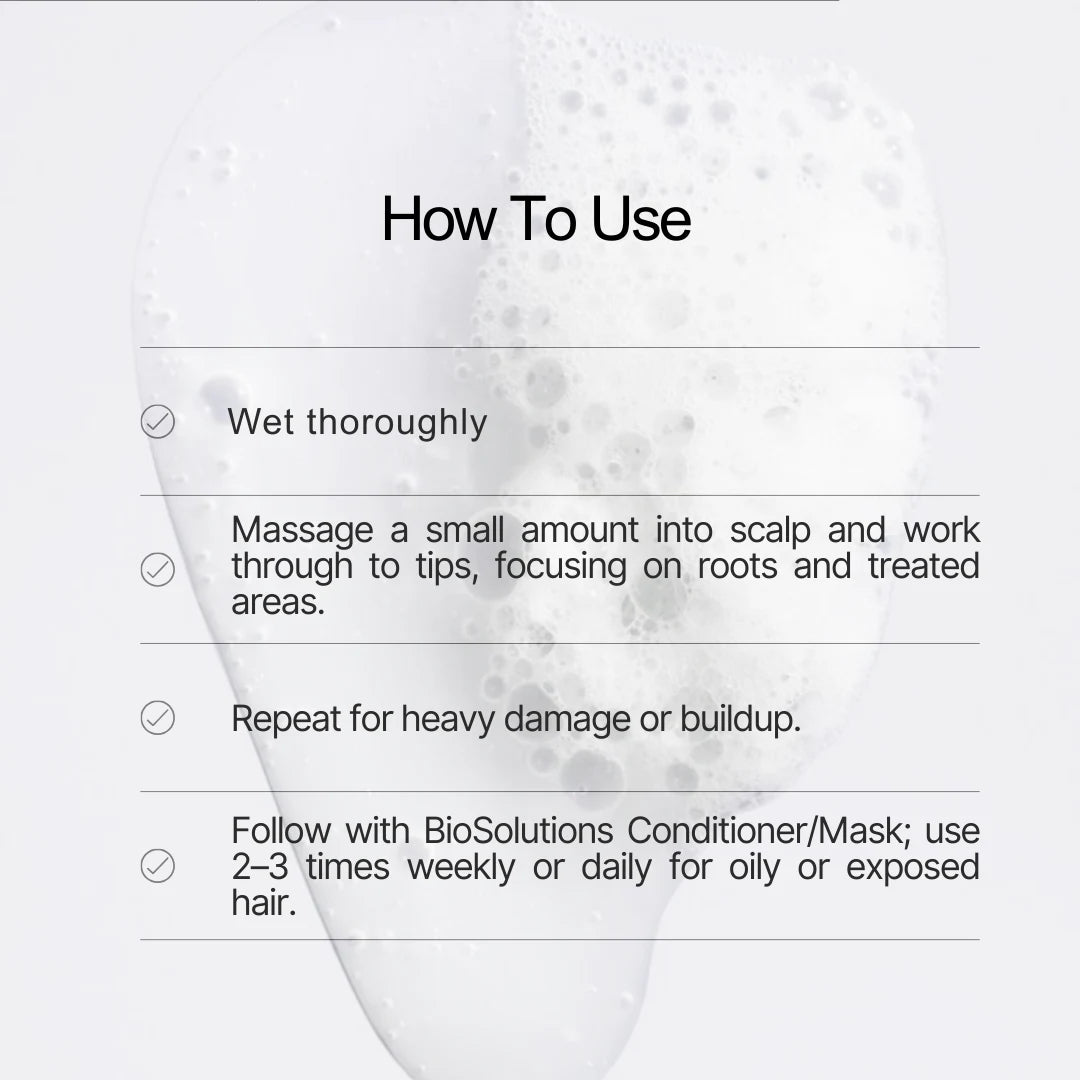 Hair Cleansing and Vitalising Shampoo