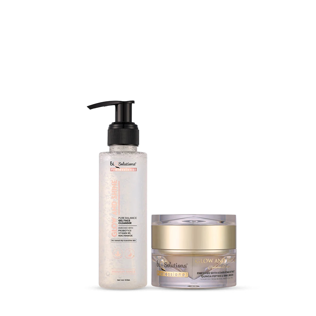 Hydra Glow Combo – Glow And Shine Hydration Face Cleanser + Glow And Shine Hydration Cream