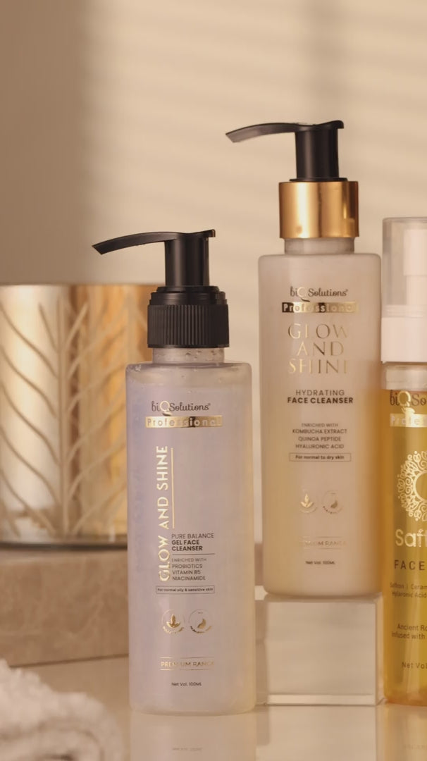 Triple Glow Delight  – Hydration Face Wash + Saffron Glow Mist + Glow And Shine Hydration Cream