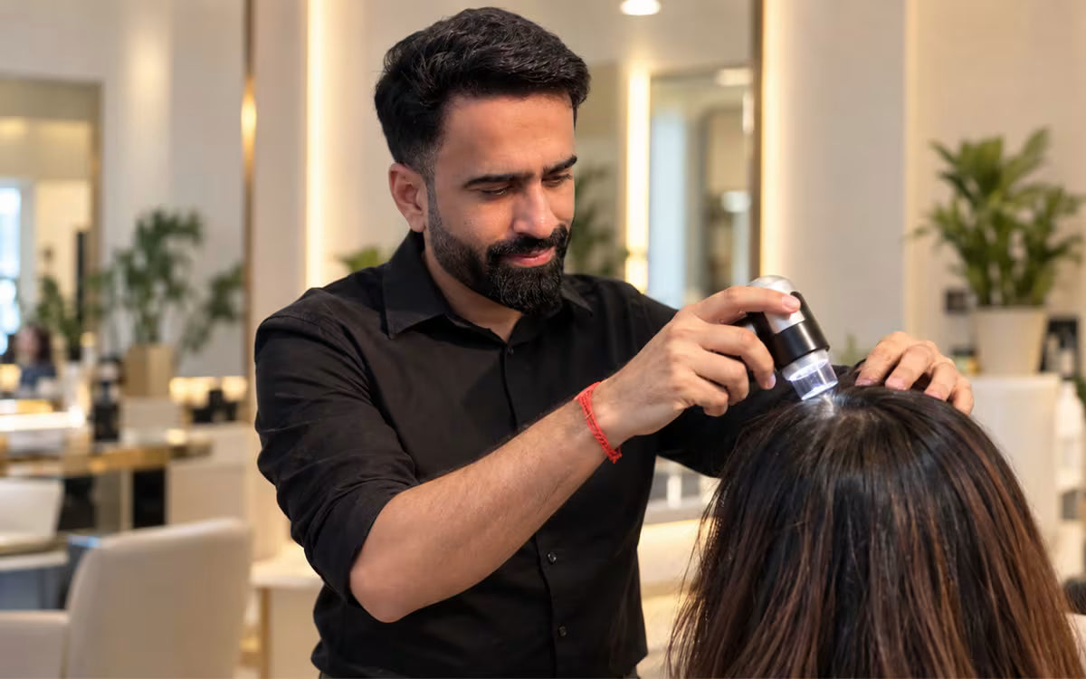 Scalp analysis consultation