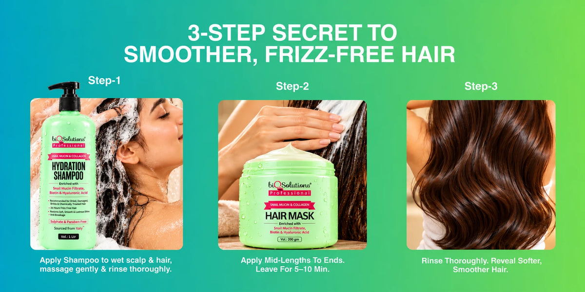 Snail Mucin & Collagen Shampoo 1 LITRE Banner 1