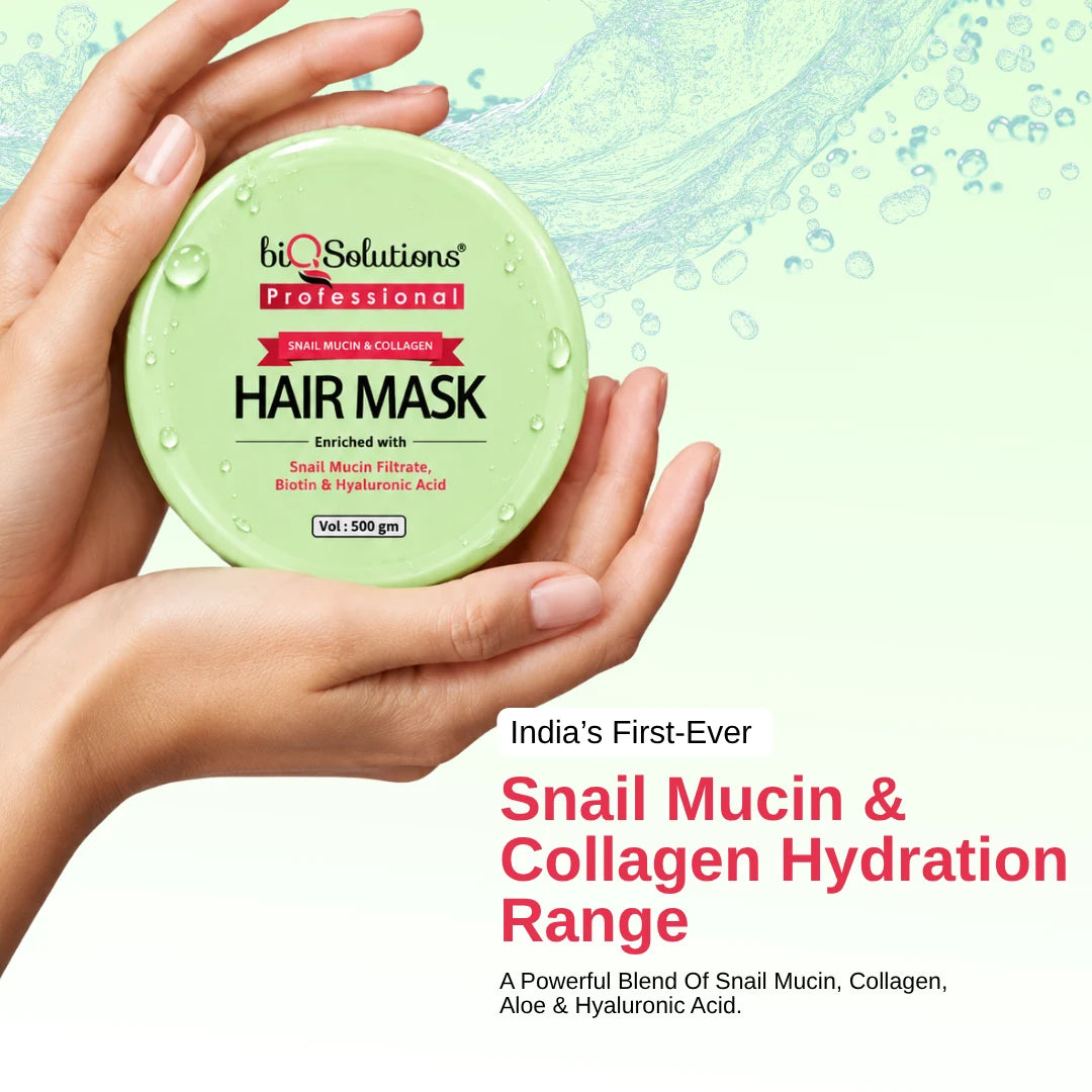 Snail Mucin & Collagen Hair Mask 500 gms