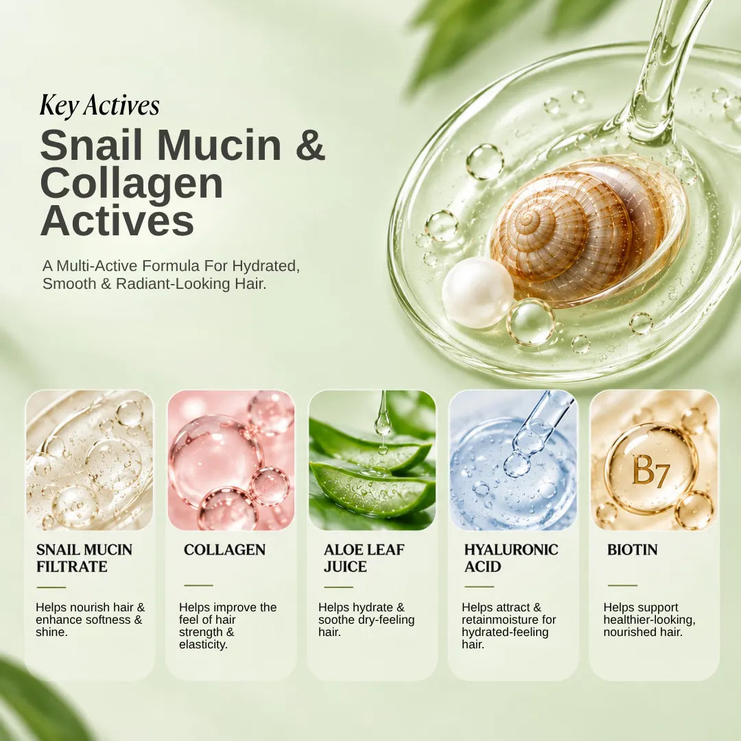 Snail Mucin & Collagen Shampoo 300 ML Store 99
