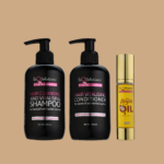 Hair Cleansing & Vitalising Shampoo 250 ml, Conditioner 250 ml, Hair Serum 50 ml