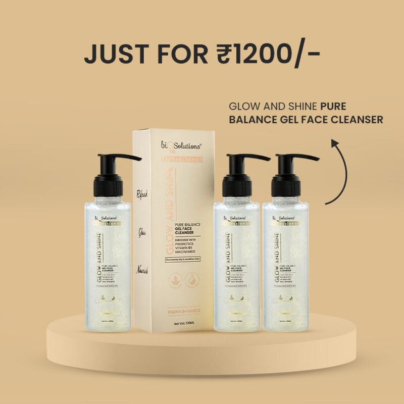 BUY 1 & GET 3 GLOW AND SHINE - PURE BALANCE GEL FACE CLEANSER