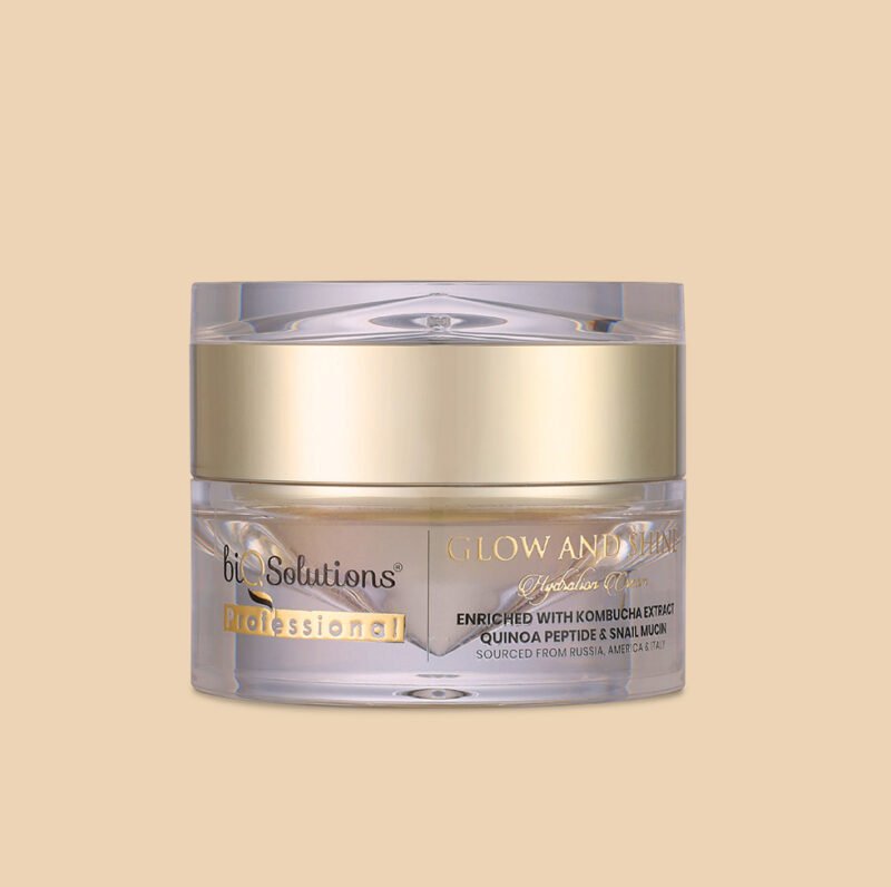 GLOW AND SHINE HYDRATION CREAM ENRICHED WITH KOMBUCHA, SNAIL MUCIN AND QUINOA PEPTIDE