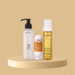 PURE BALANCE CLEANSER + UV EFFECTONIL SUNCREEN + SAFFRON GLOW MIST