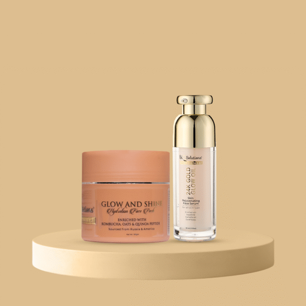 ESSENTIAL GLOW BUNDLE - GLOW AND SHINE HYDRATION PACK + 24K GOLD GLOW OIL