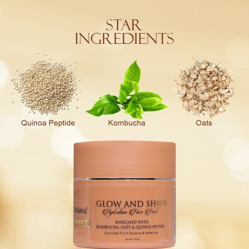 GLOW AND SHINE TWIN HYDRATION TREAT - FACE PACK X 2